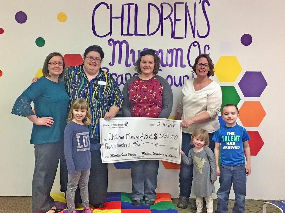 Modern Woodmen fundraiser for Children’s Museum of Branch County a success, raises over $3,000