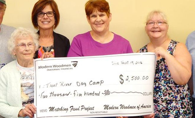 Modern Woodmen match funds for the handicapped