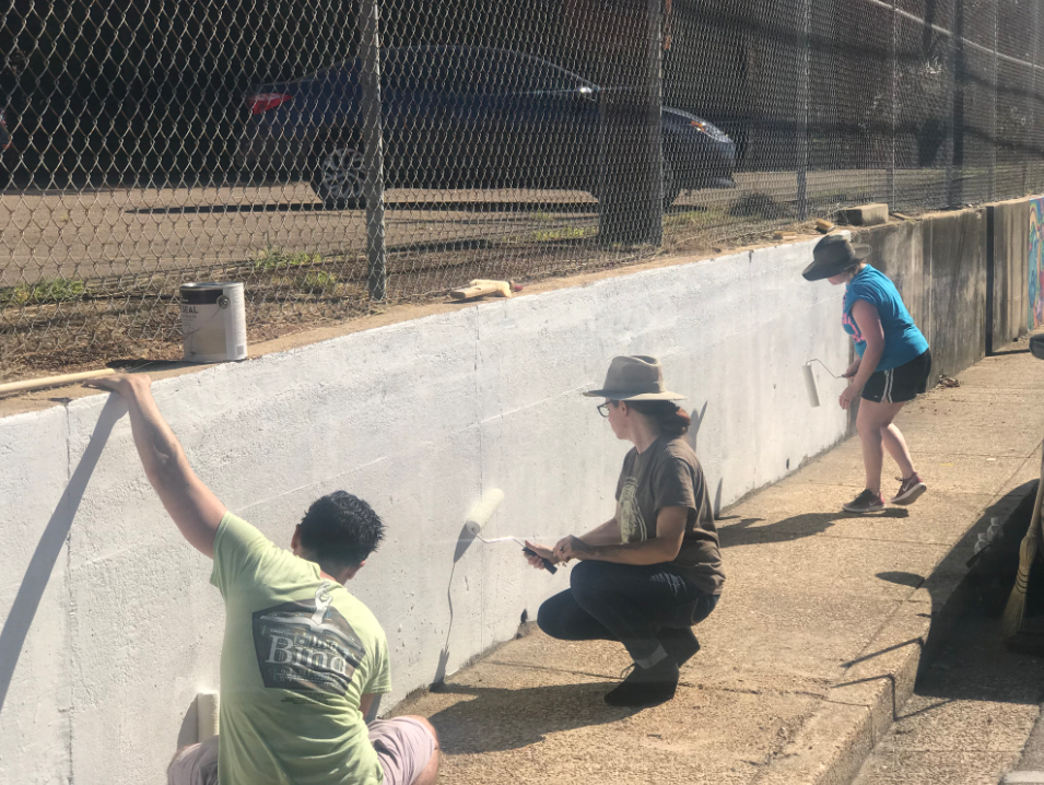 HWS students to paint mural
