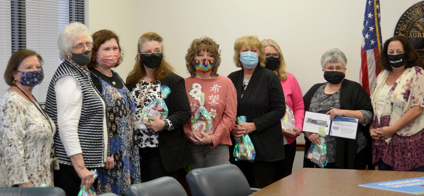 County clerk's office employees recognized as "Hometown Heroes"