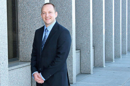 Senior network administrator Joe McElhiney, Modern Woodmen of America